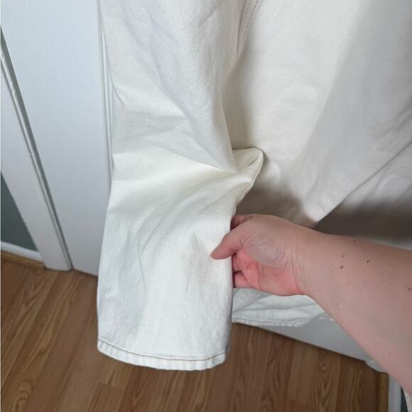 Farm Rio Belted Wide-Leg Twill Pants M - Picture 7 of 11